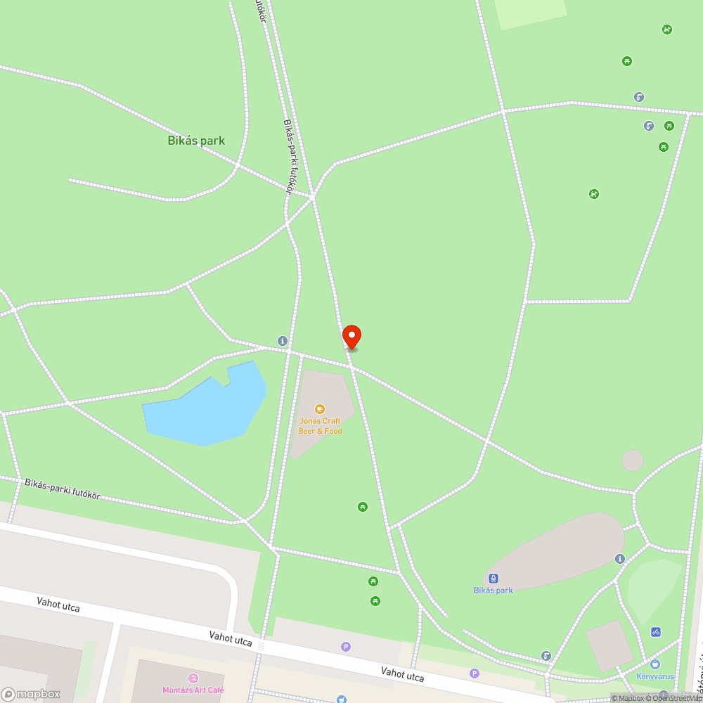 Bikás park szemét bejelentés helye