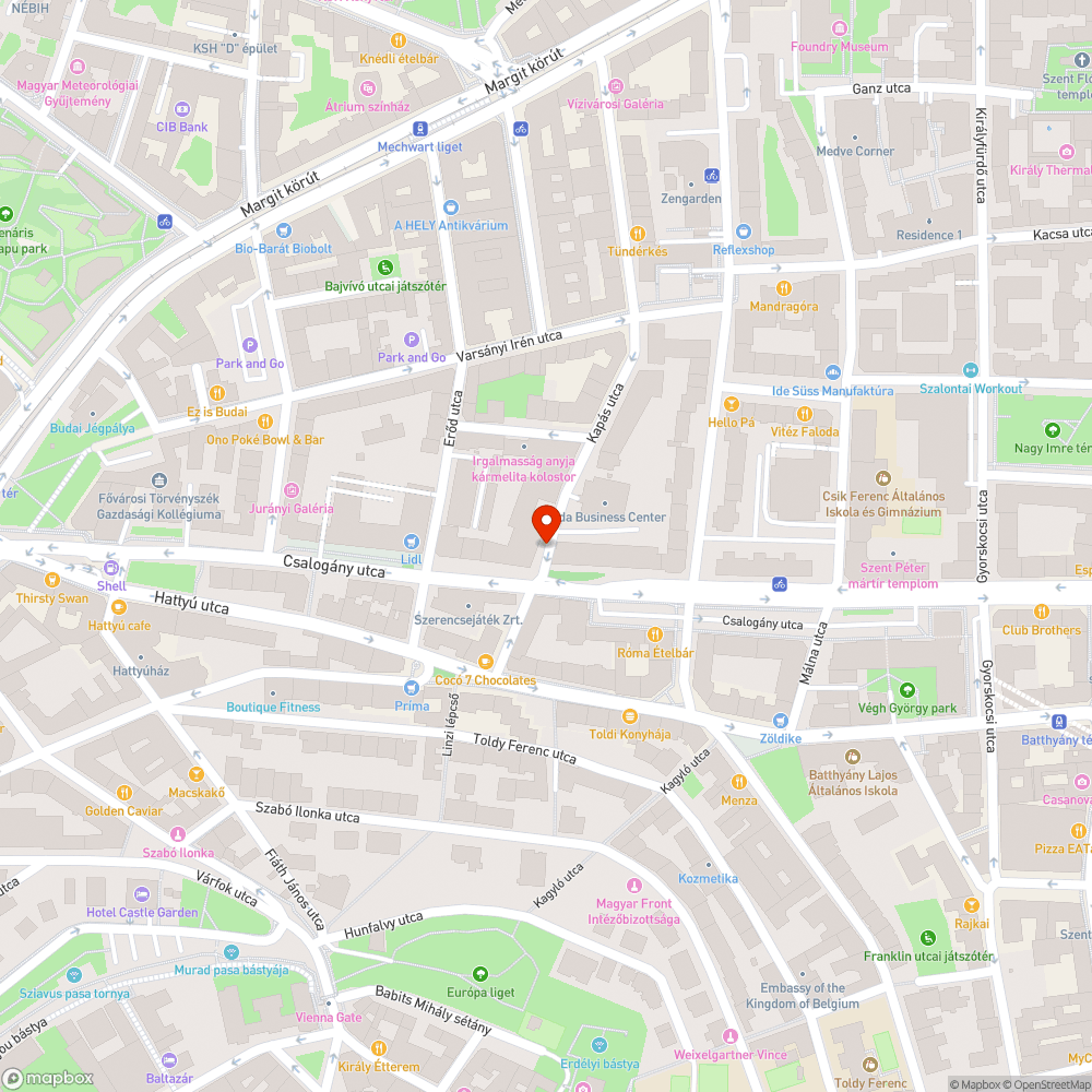 Járdán parkolás bejelentés helye