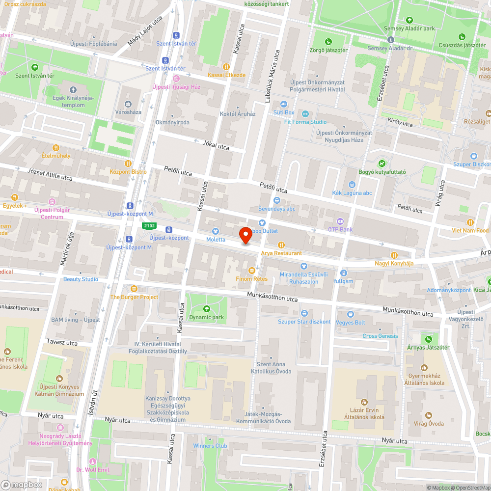 3 üres fahely bejelentés helye