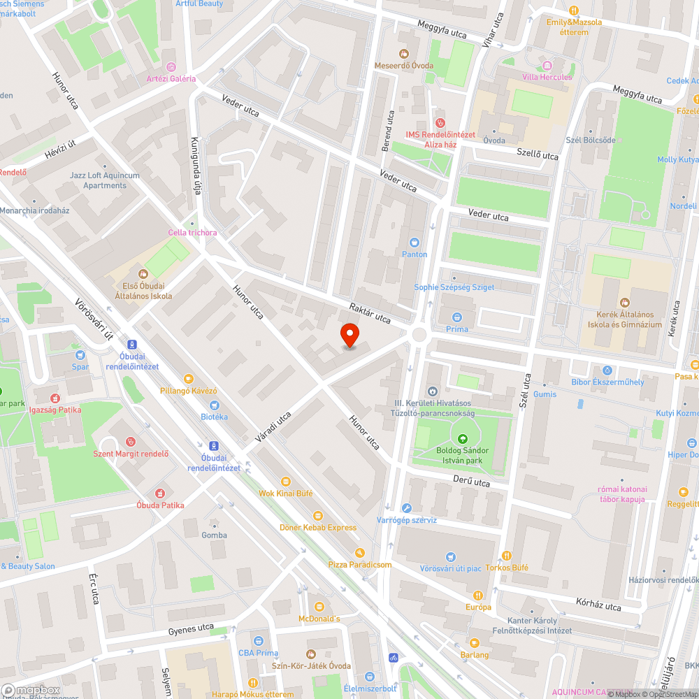 Bóják a járdán bejelentés helye