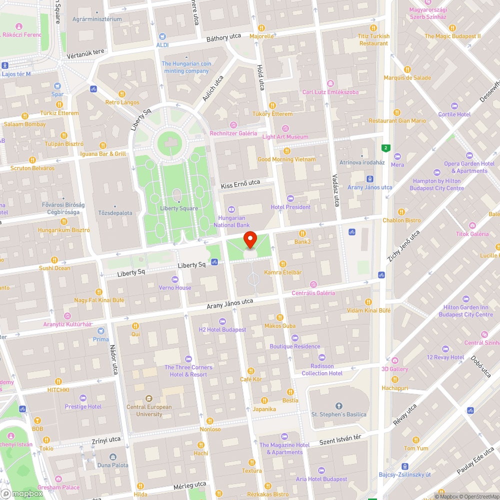 Egész sor lámpa nem ég a Szabadság téren bejelentés helye