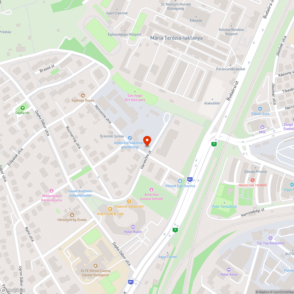 Harasztos - Homonna eltakart tábla bejelentés helye