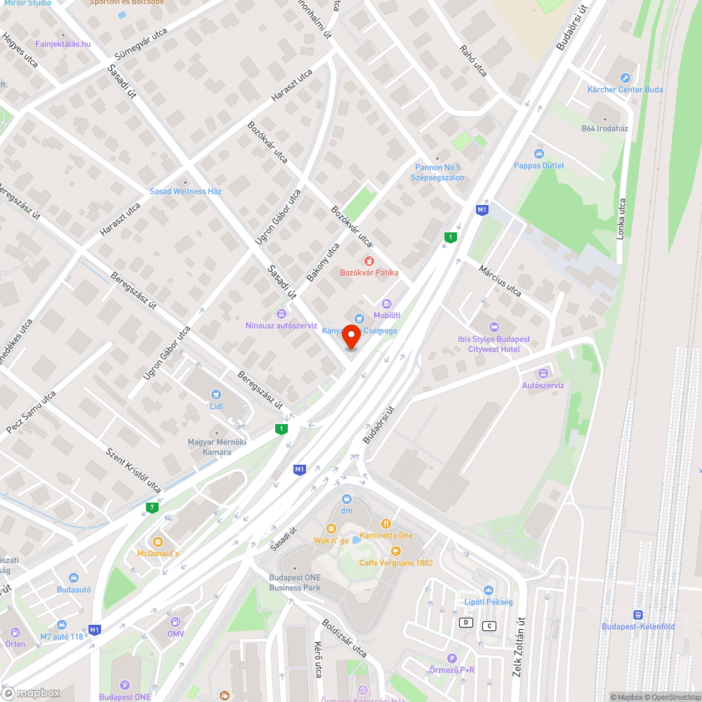 Összefirkált oszlopok Budaörsi - Sasadi bejelentés helye