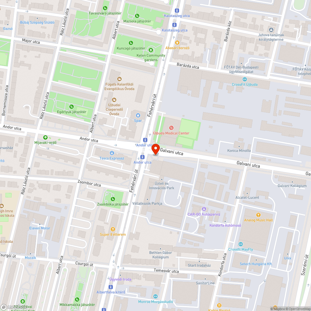 Kidöntött fa bejelentés helye