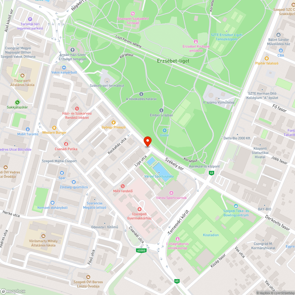 Botlásveszélyes fedlapok - Székely sor 21. bejelentés helye