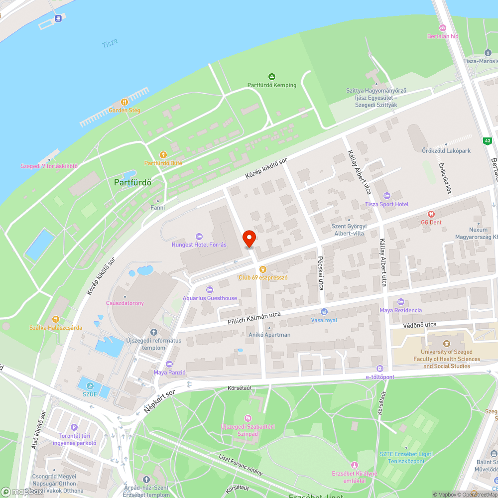 Eldugult vízelvezető - Forrás hotel parkolójánál (a sorompó mellet) bejelentés helye