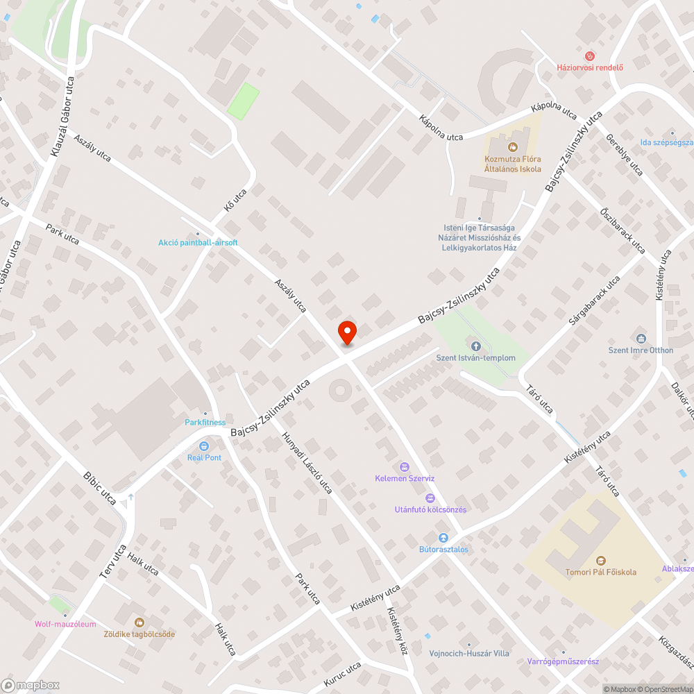 Zebra felfestes bejelentés helye