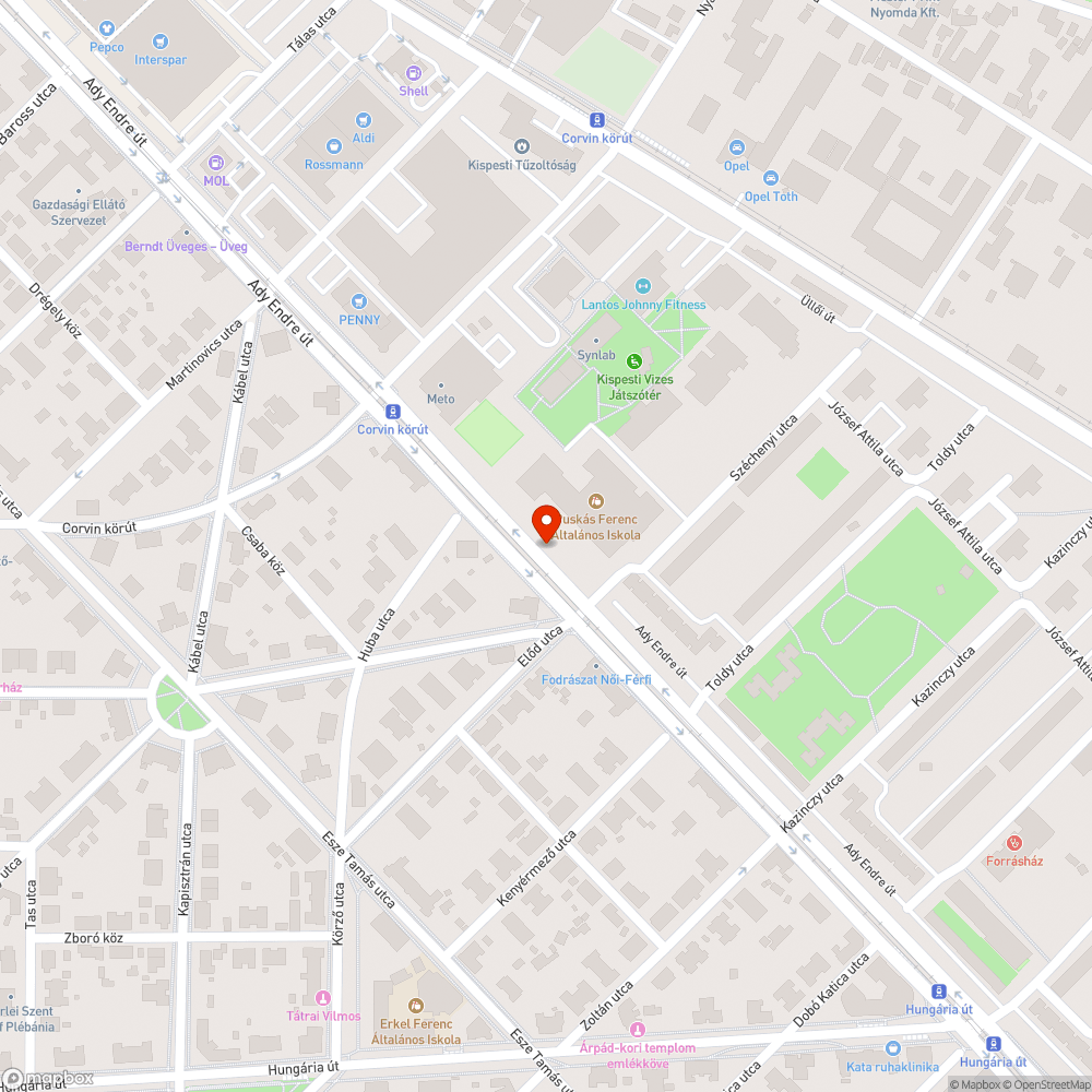 Halott fa bejelentés helye