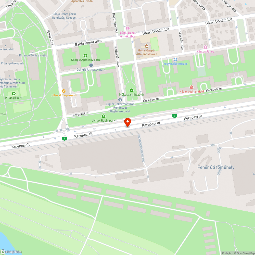 Sötét lámpa bejelentés helye