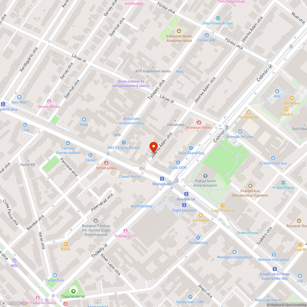 Halott fa bejelentés helye