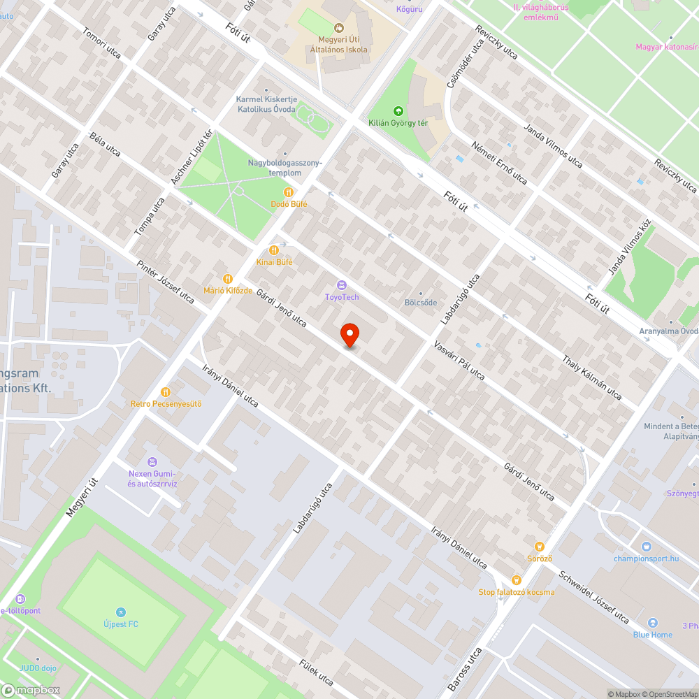 Halott fatörzs bejelentés helye