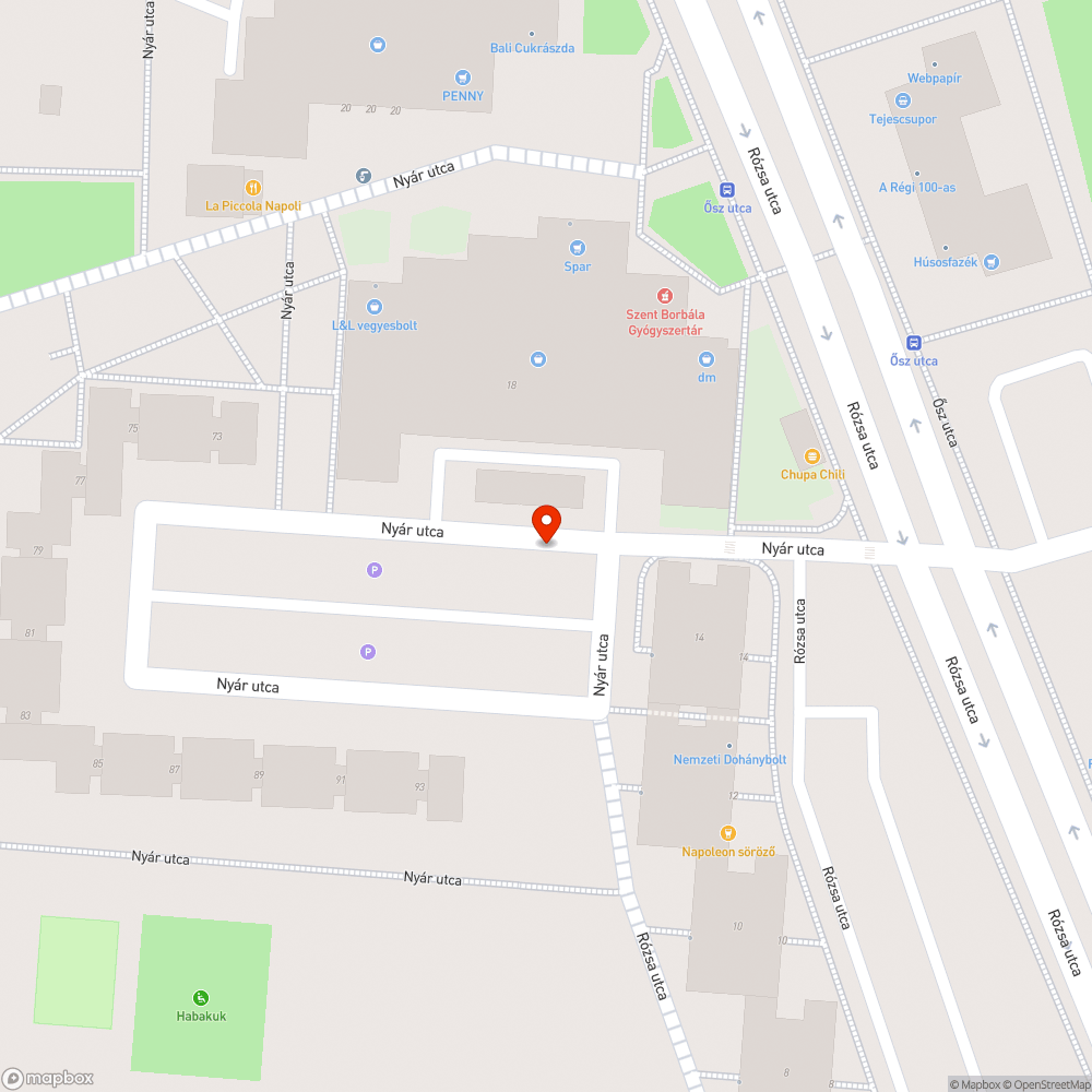 Halott fa bejelentés helye