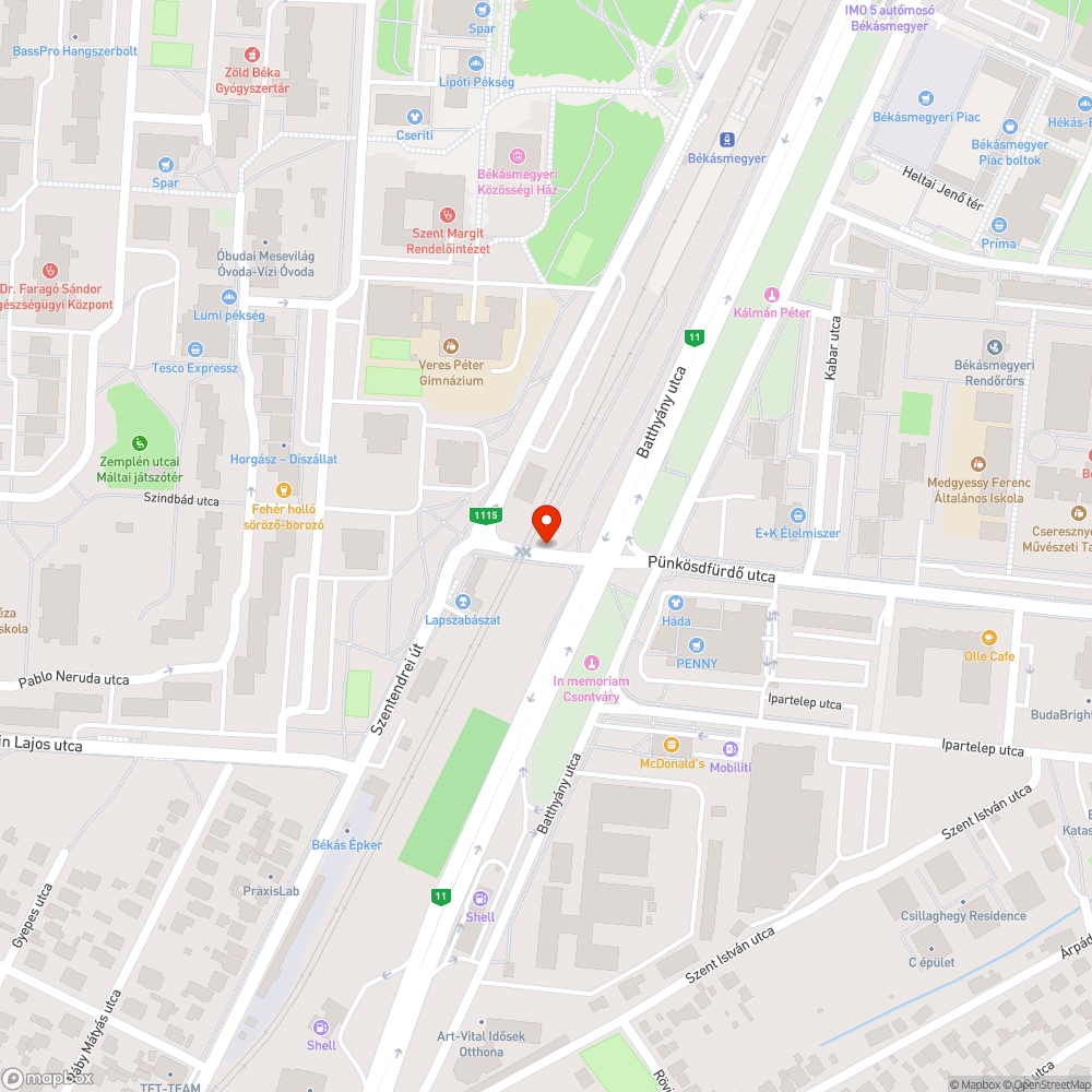 Halott fa bejelentés helye