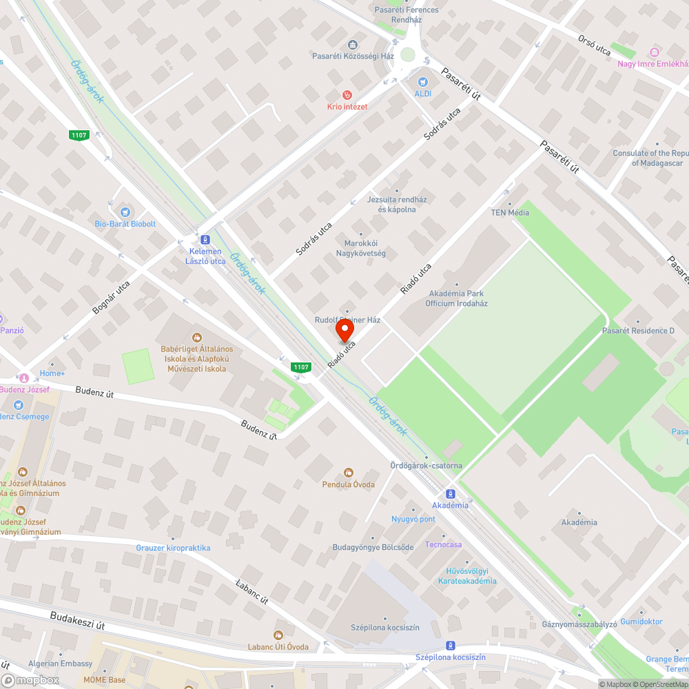 Szemét az Ördög-árokban bejelentés helye