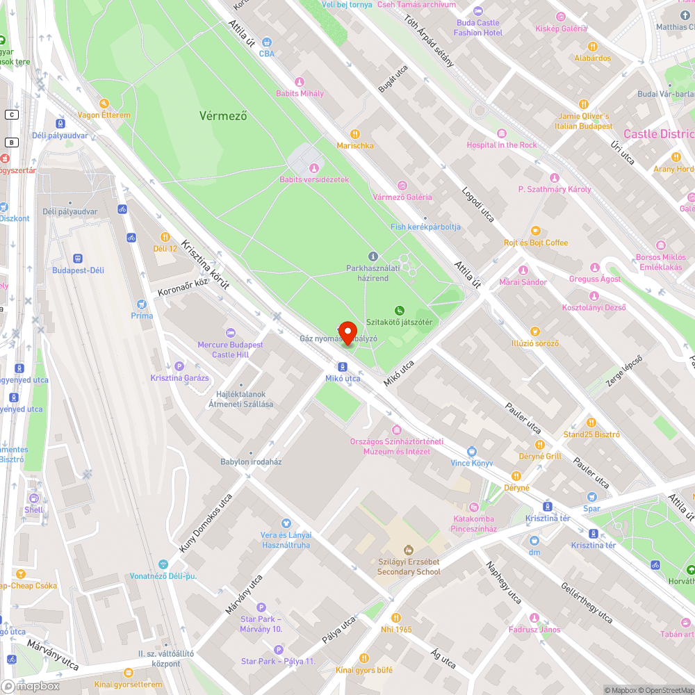 Sötét kandeláberek bejelentés helye