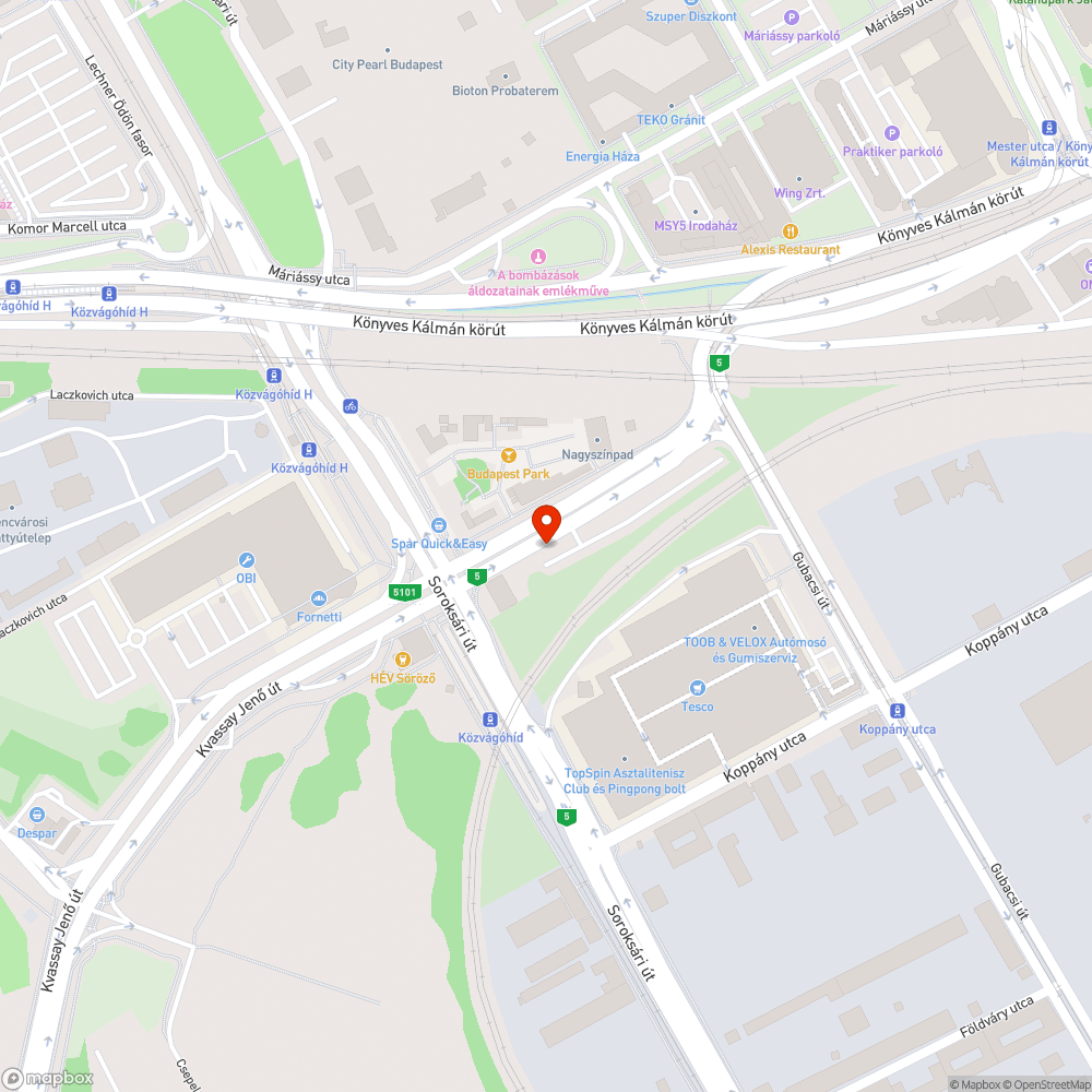 Gödrös, kátyús parkoló - Közvágóhíd bejelentés helye