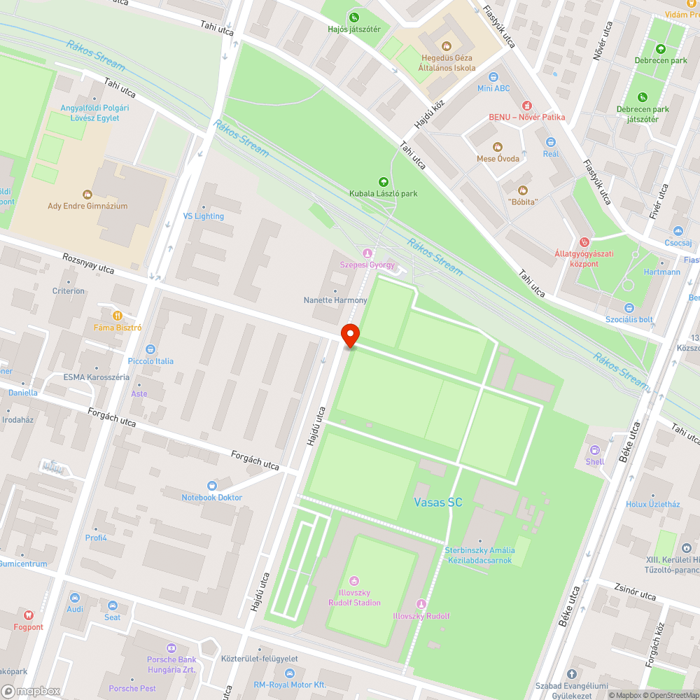 "Méhlegelő" bejelentés helye