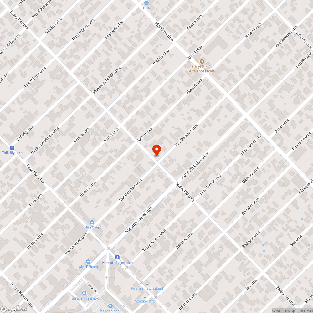 Fedél kiáll a járdából bejelentés helye