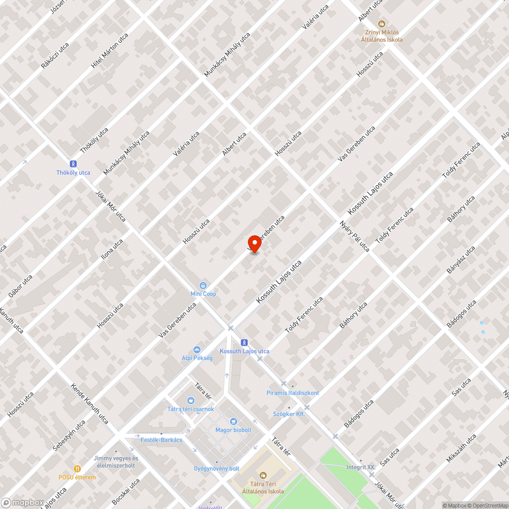 Fedél kiáll a járdából bejelentés helye