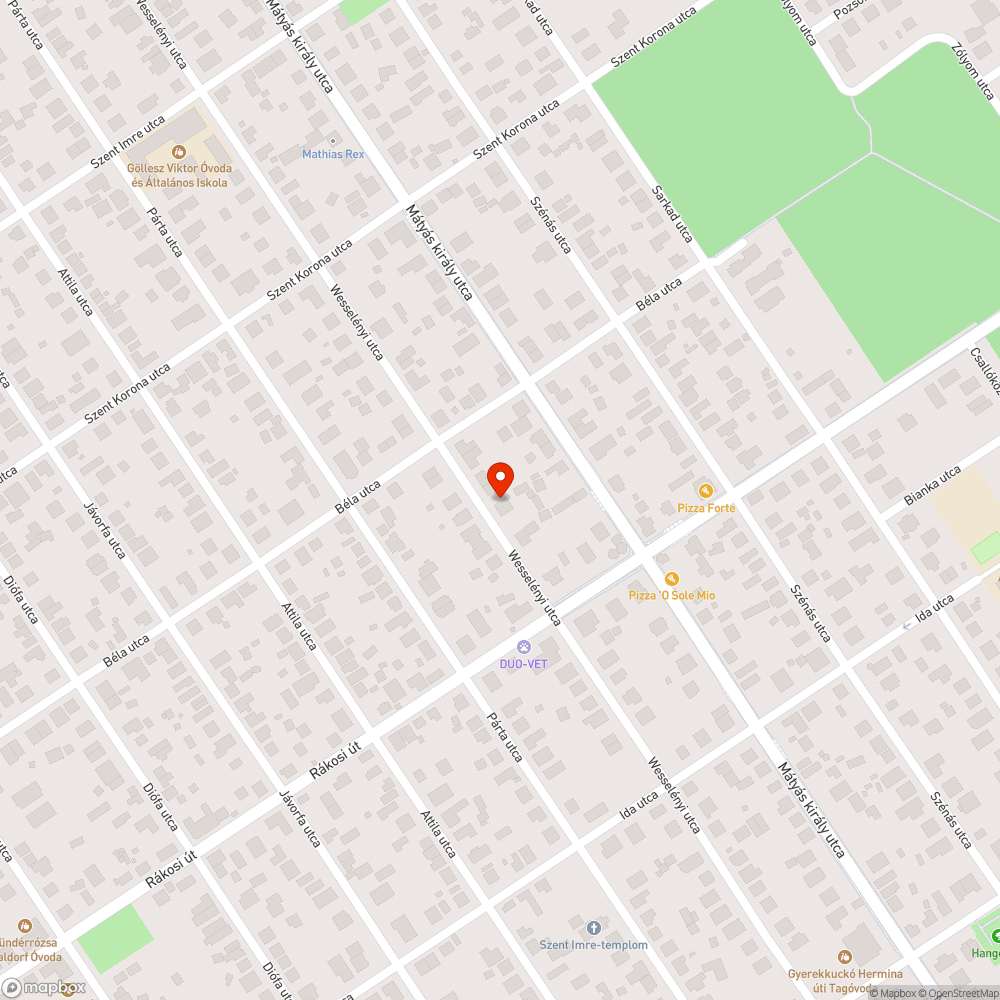 Megsüllyedt út bejelentés helye