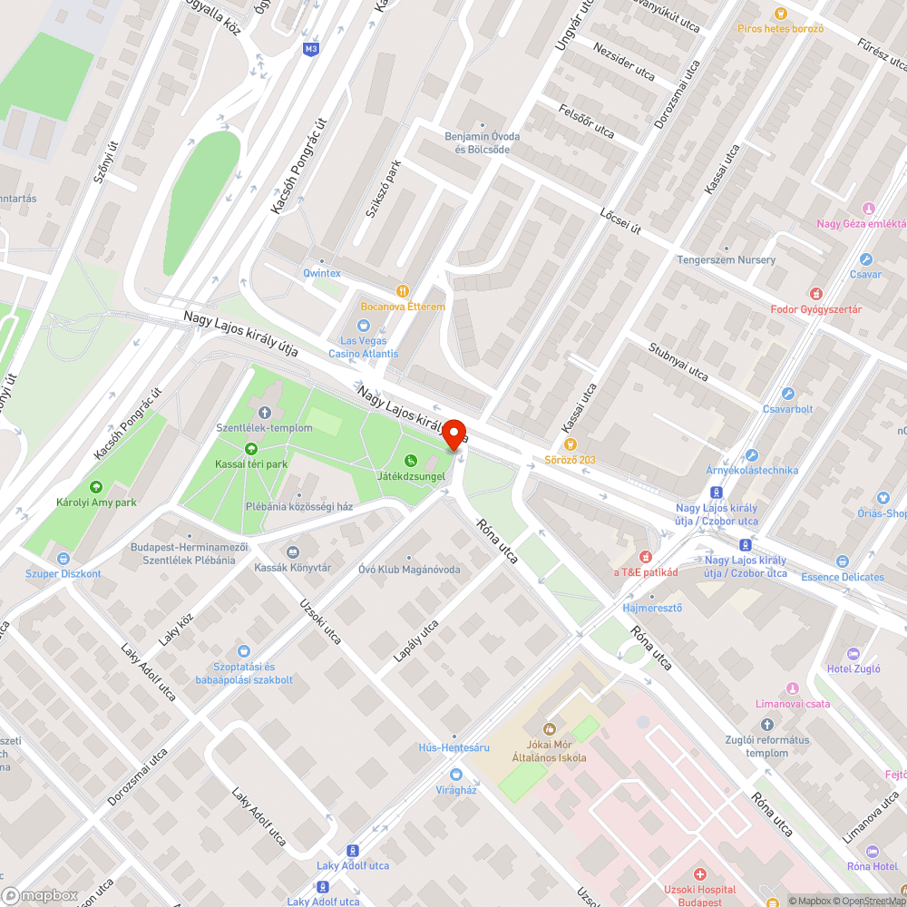 Kassai téri játszótér egyik kapuján nincs zár. bejelentés helye