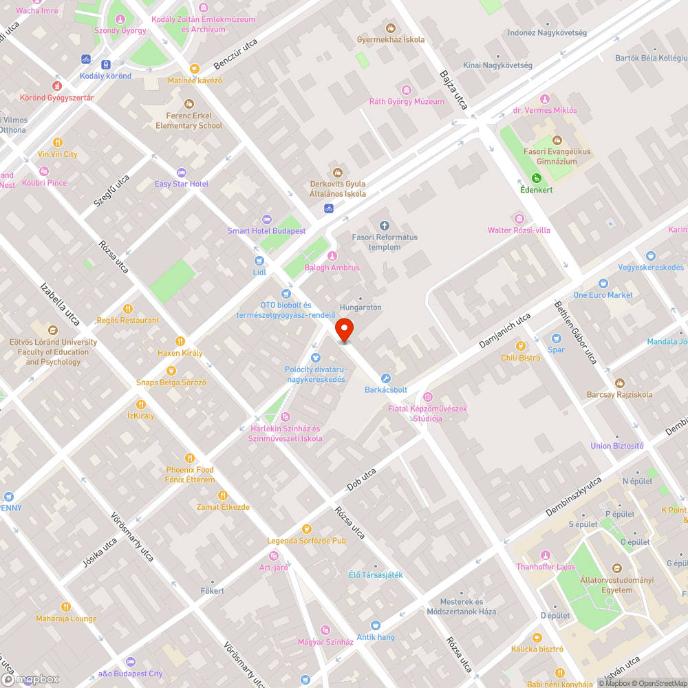 Sérült, megsüllyedt közműfedél bejelentés helye