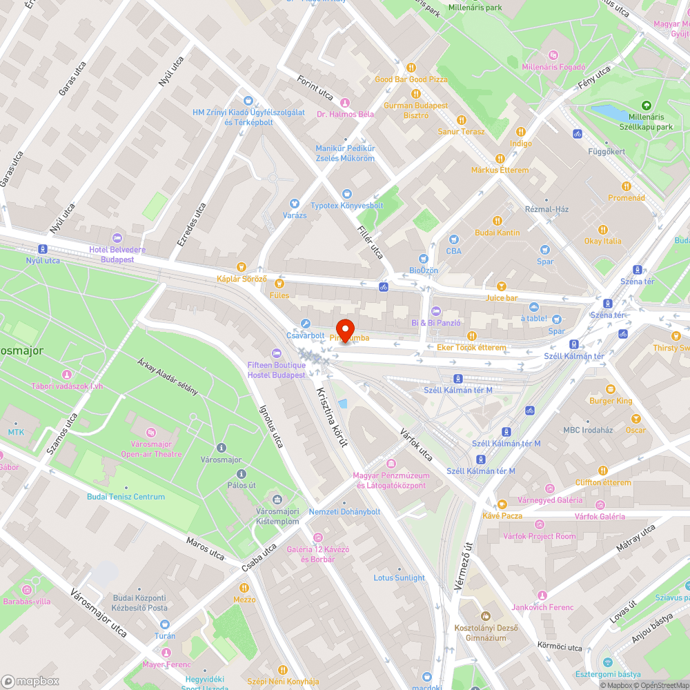 Üres információs tàbla bejelentés helye