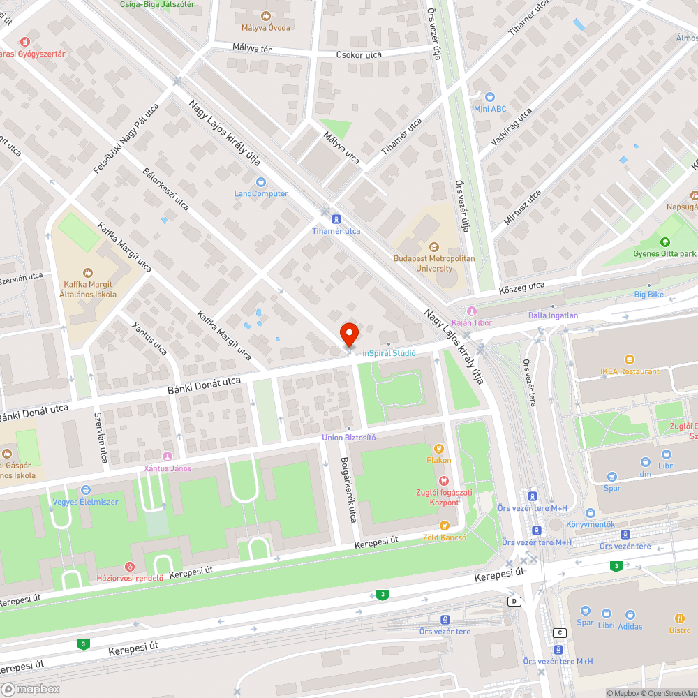 Halott fa bejelentés helye