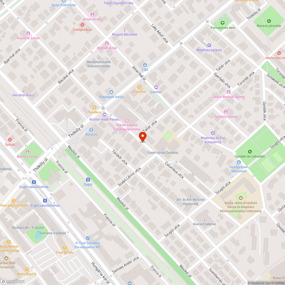 Balesetveszélyes közműfedél bejelentés helye