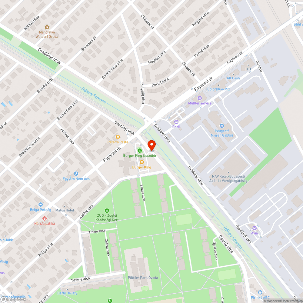 Megferdült tábla bejelentés helye