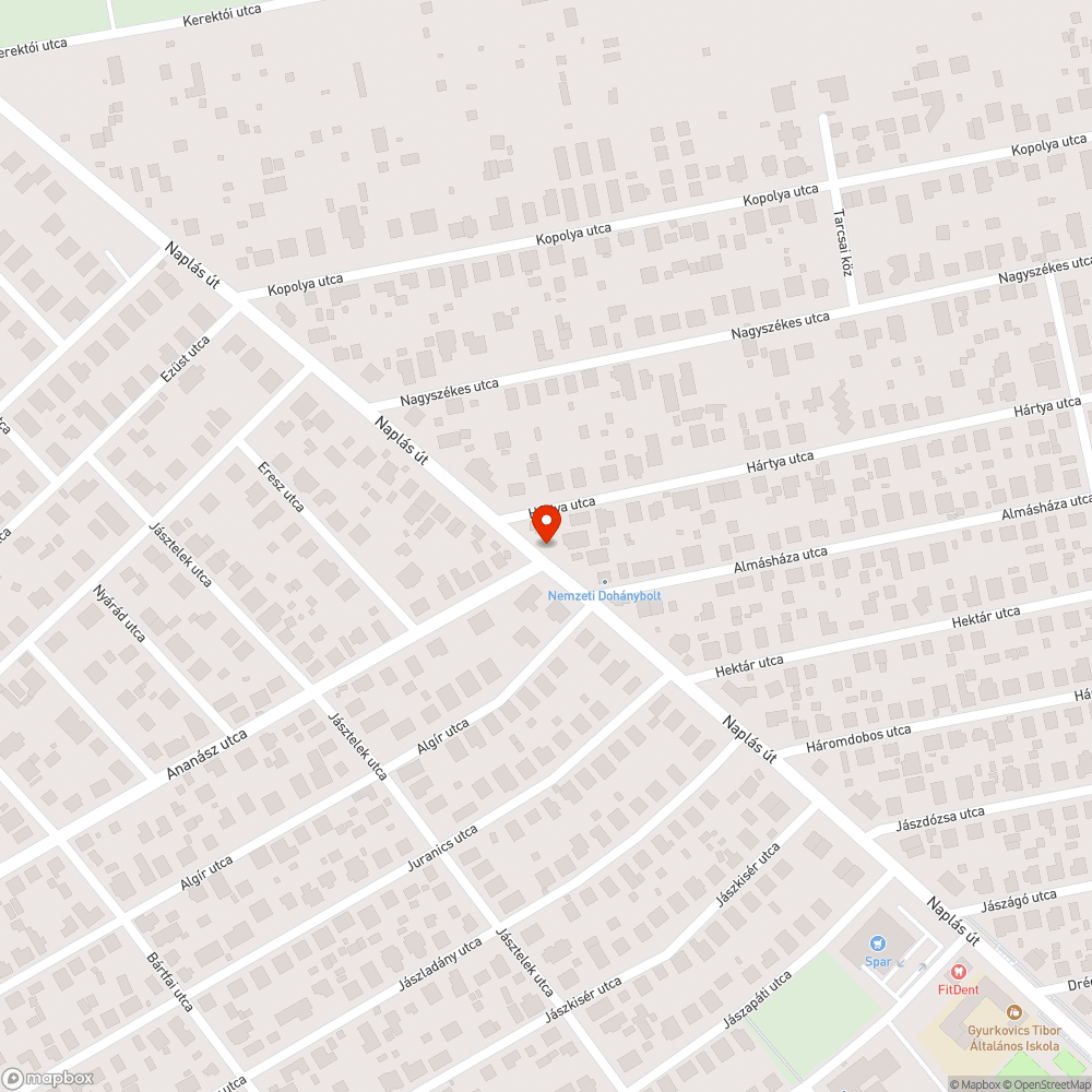 Szemetes buszmegálló bejelentés helye