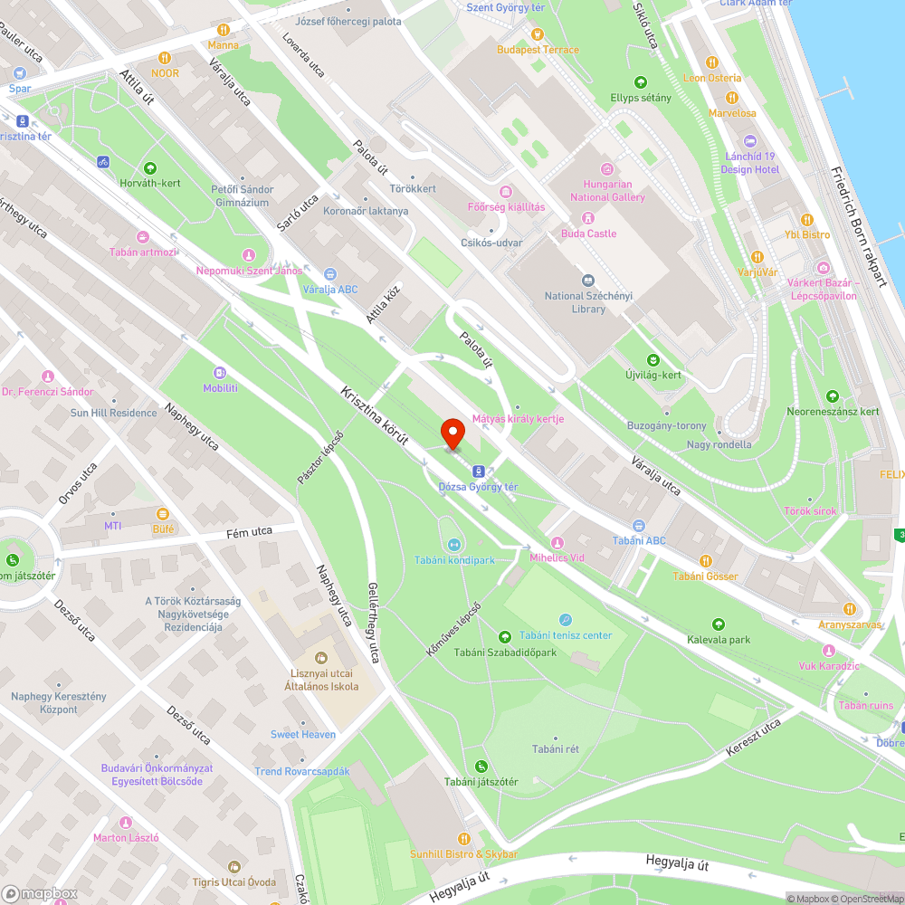 Hiányzó járda bejelentés helye