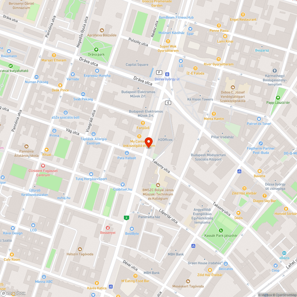 Taksony - Váci kidőlt tábla bejelentés helye