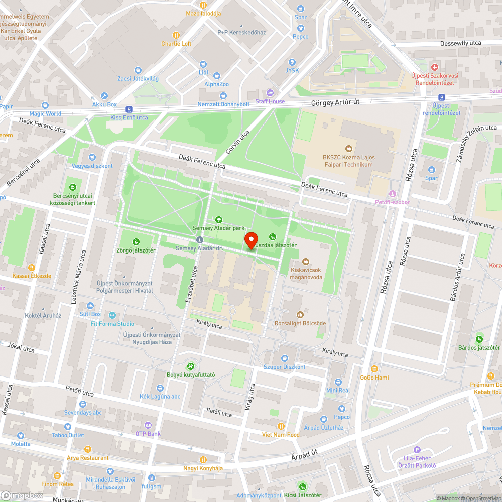 Közvilágítás hiánya bejelentés helye