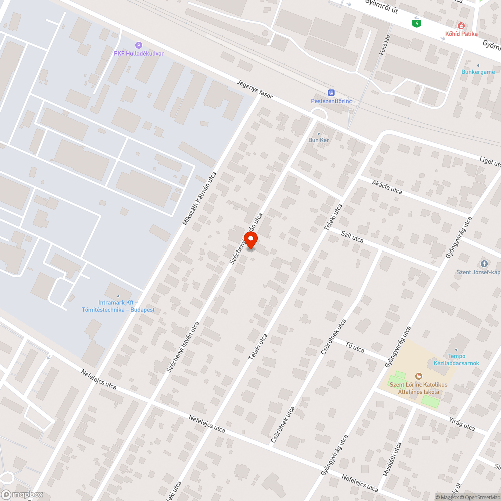 Fedél kiáll a járdából bejelentés helye