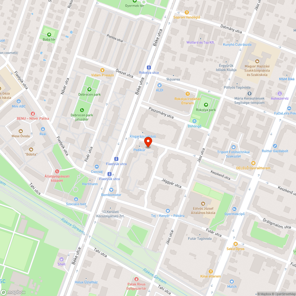 Hibás, használhatatlan parkoló bejelentés helye