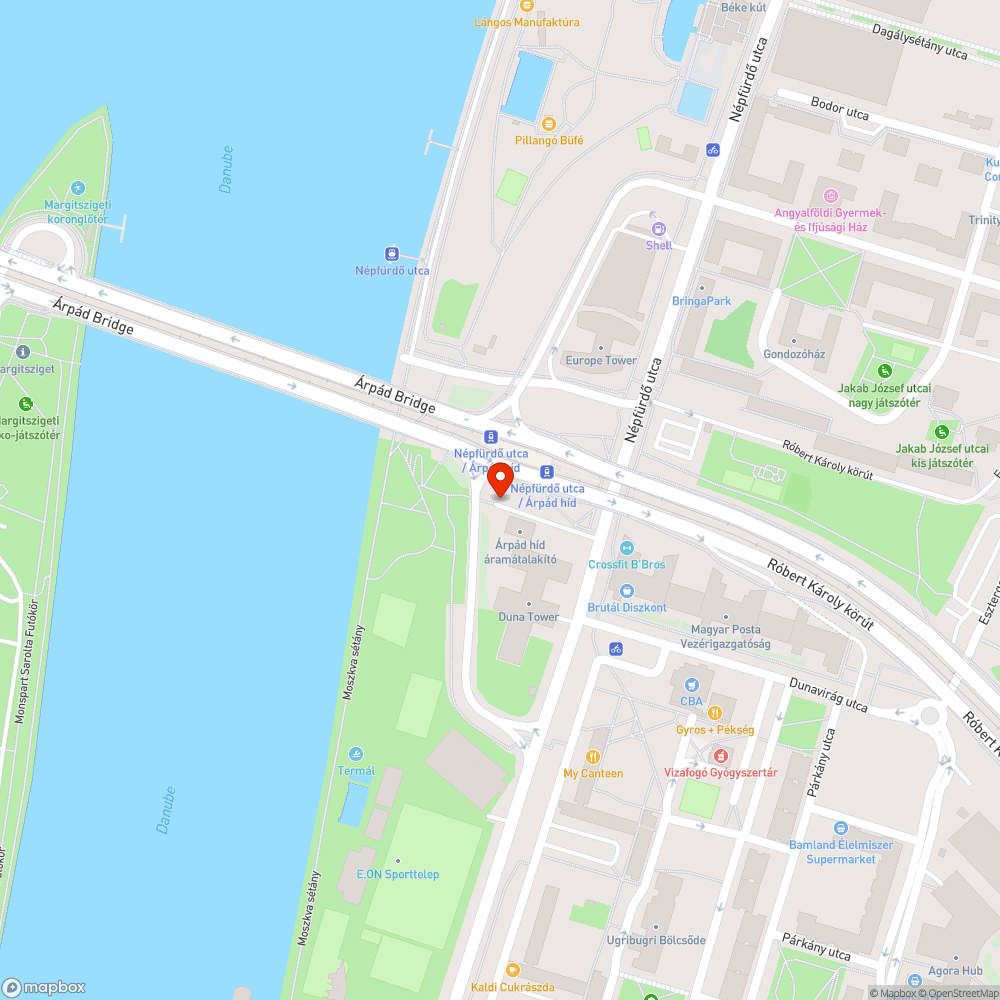 Összetört üvegdarabok bejelentés helye