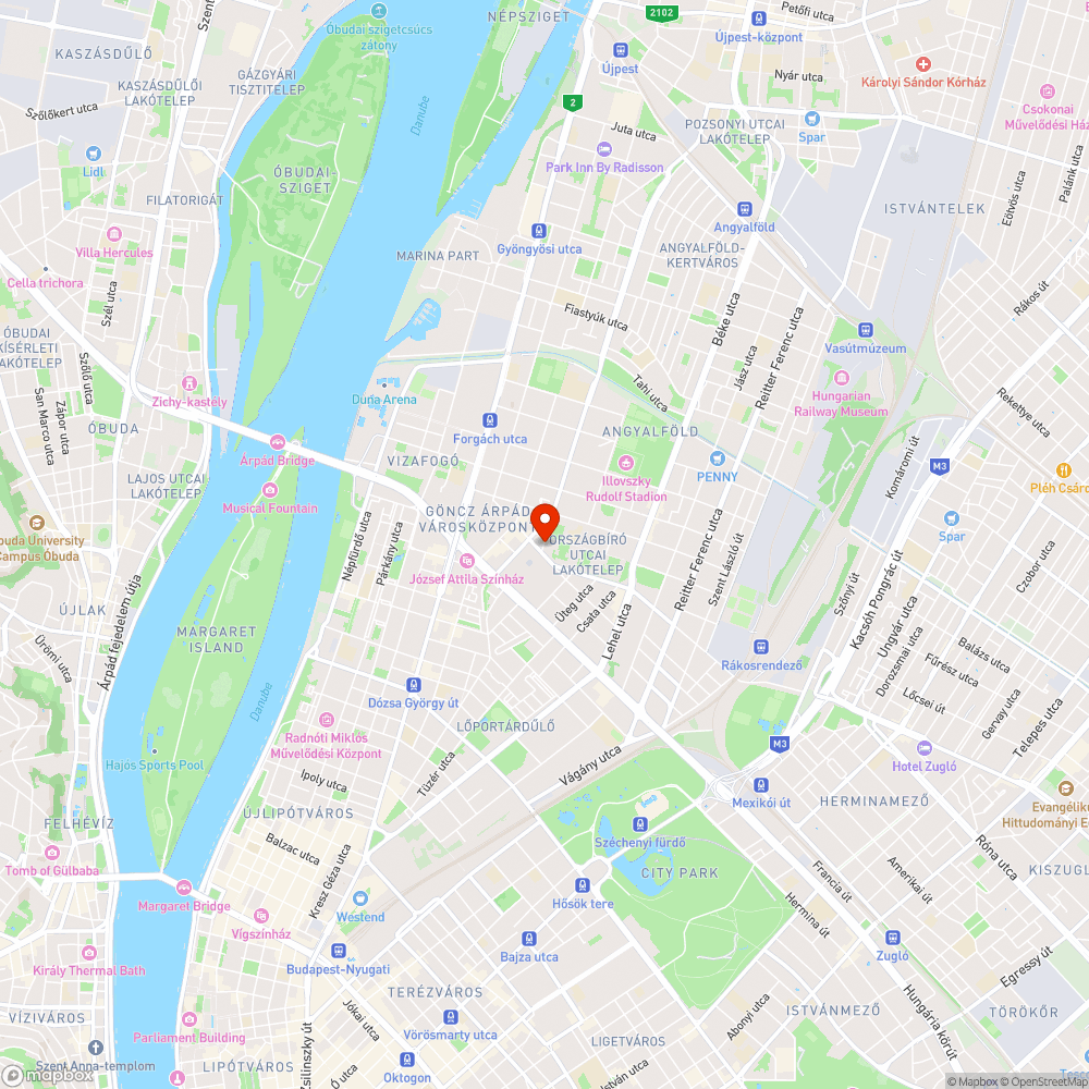 Országbíró sétány - kutyafuttató ajtó bejelentés helye