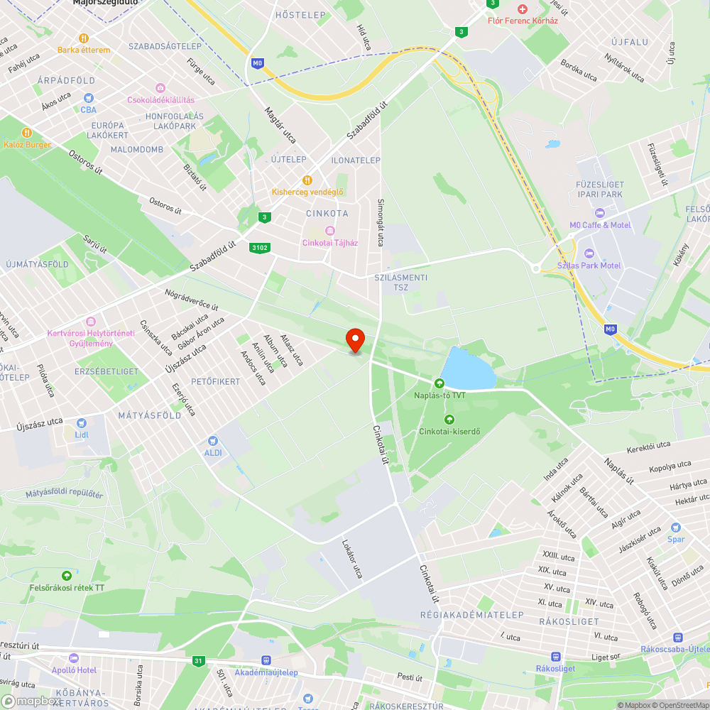 Illegális szemétlerakás bejelentés helye