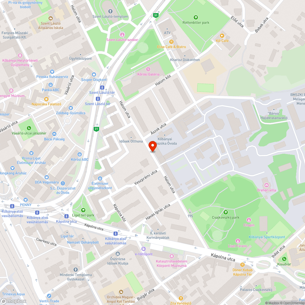 Faültetés sajátosan, levágott galyak az úttestre belógva bejelentés helye