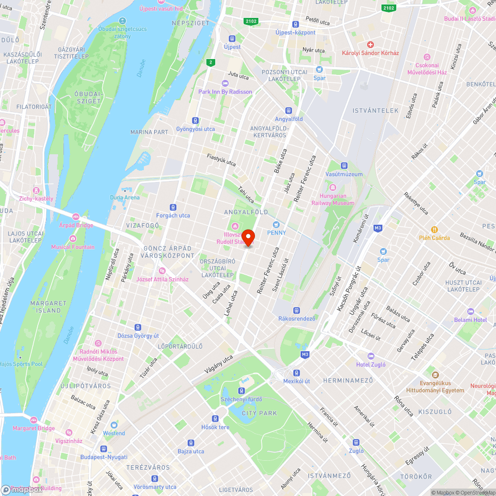 Fent hagyott útfestés bejelentés helye