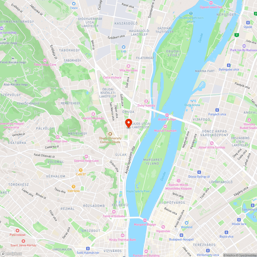 Tímár utcai négyes kereszteződés bejelentés helye