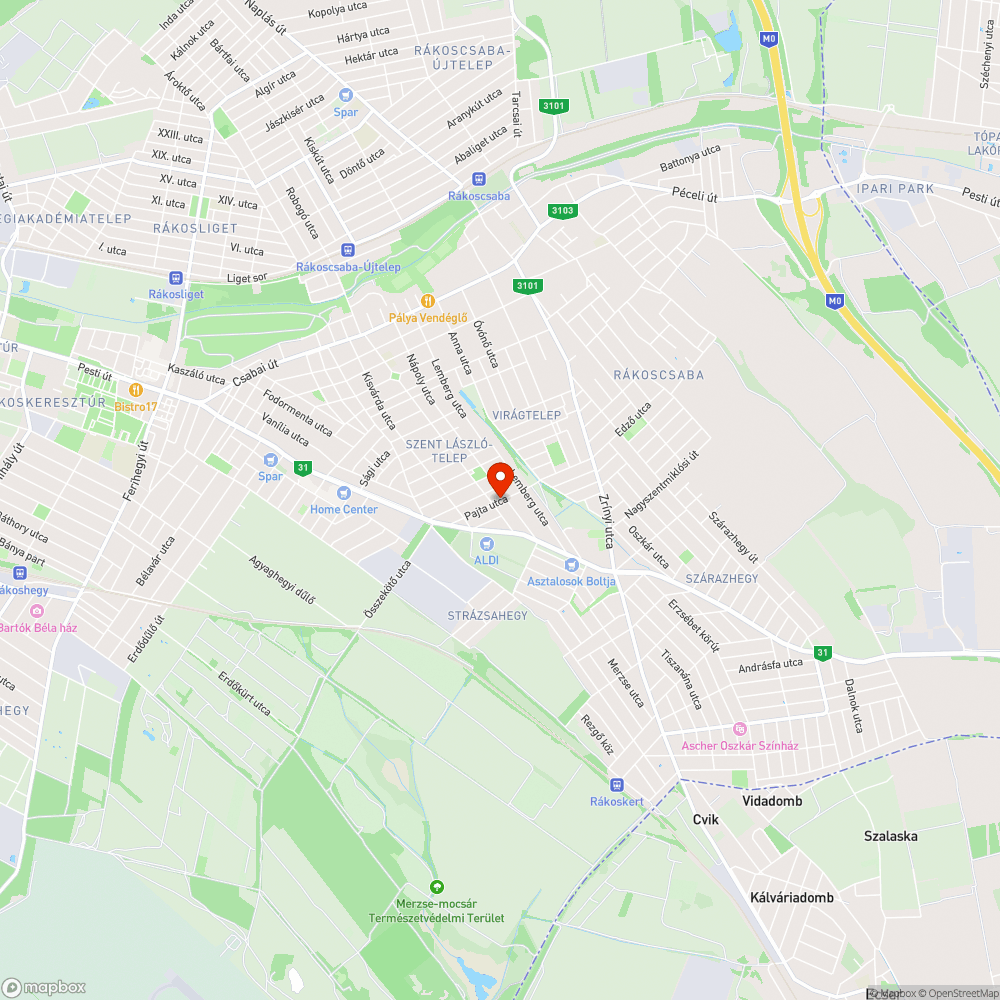 Hiányzó lámpatest bejelentés helye