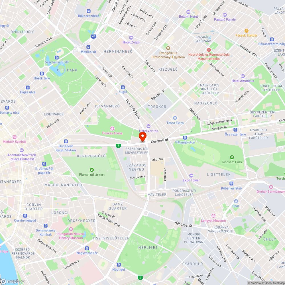 Elhanyagolt megálló bejelentés helye