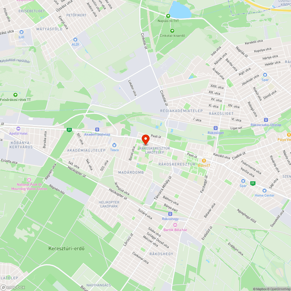 Életveszélyes lépcsősor bejelentés helye