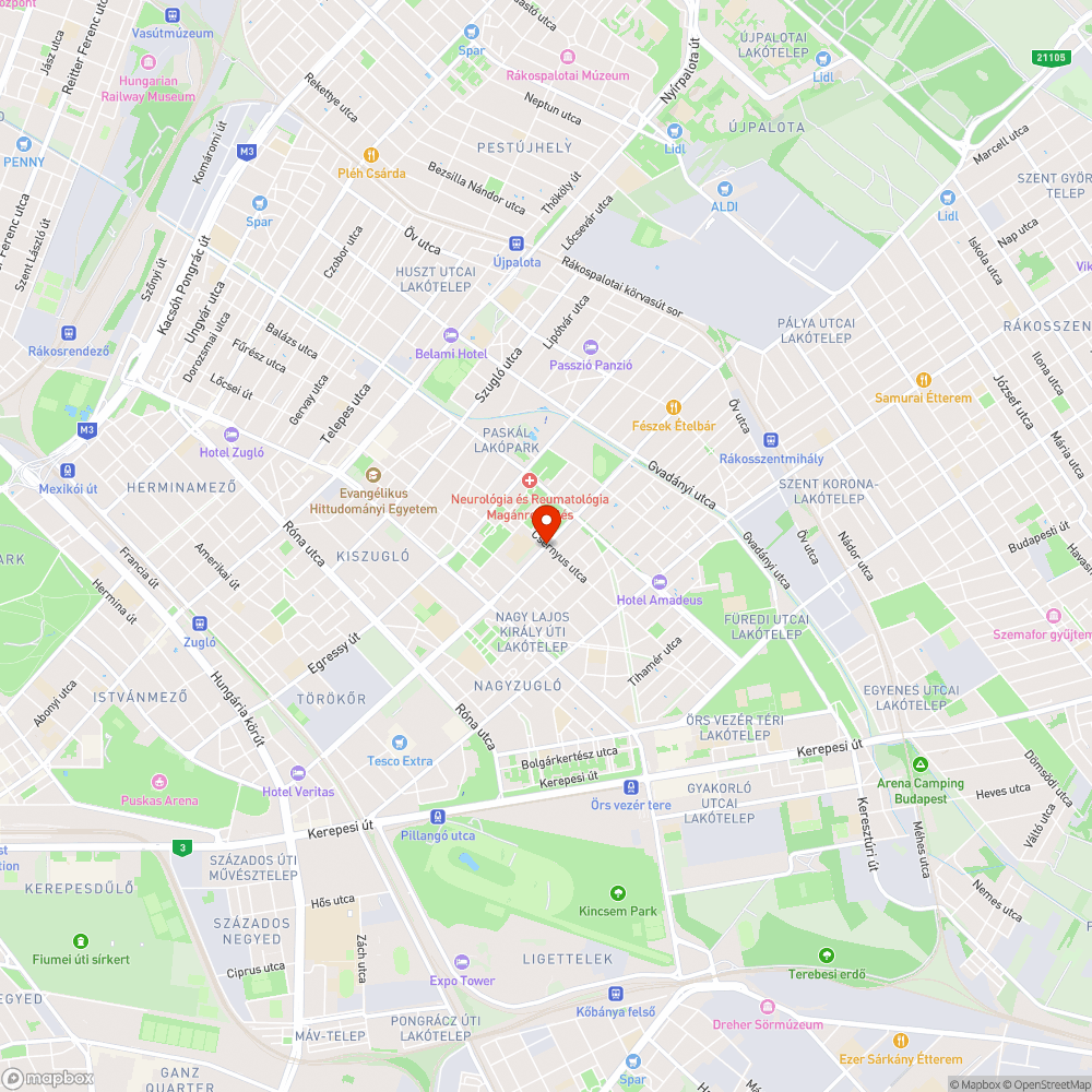 Tátongó lyuk bejelentés helye