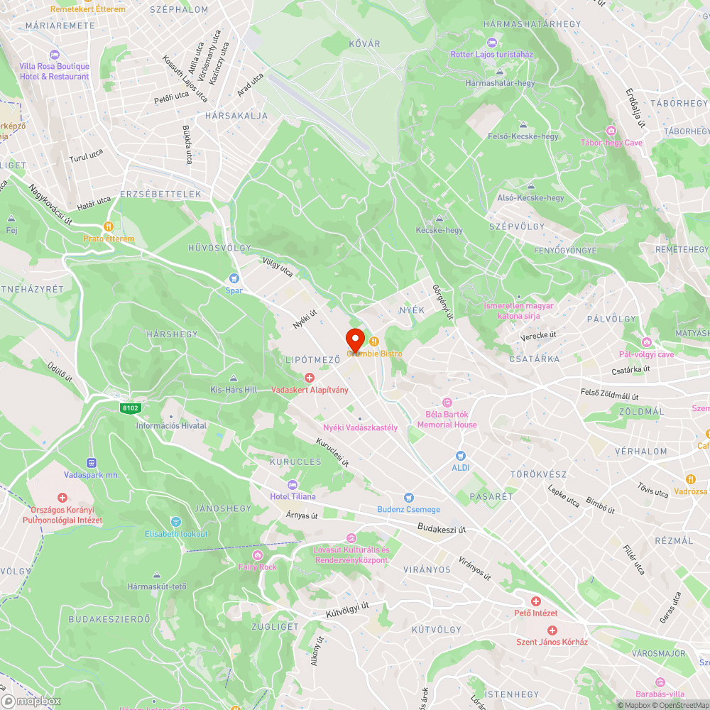 30-as övezet tábla hibák (Ördög-árok mentén) bejelentés helye