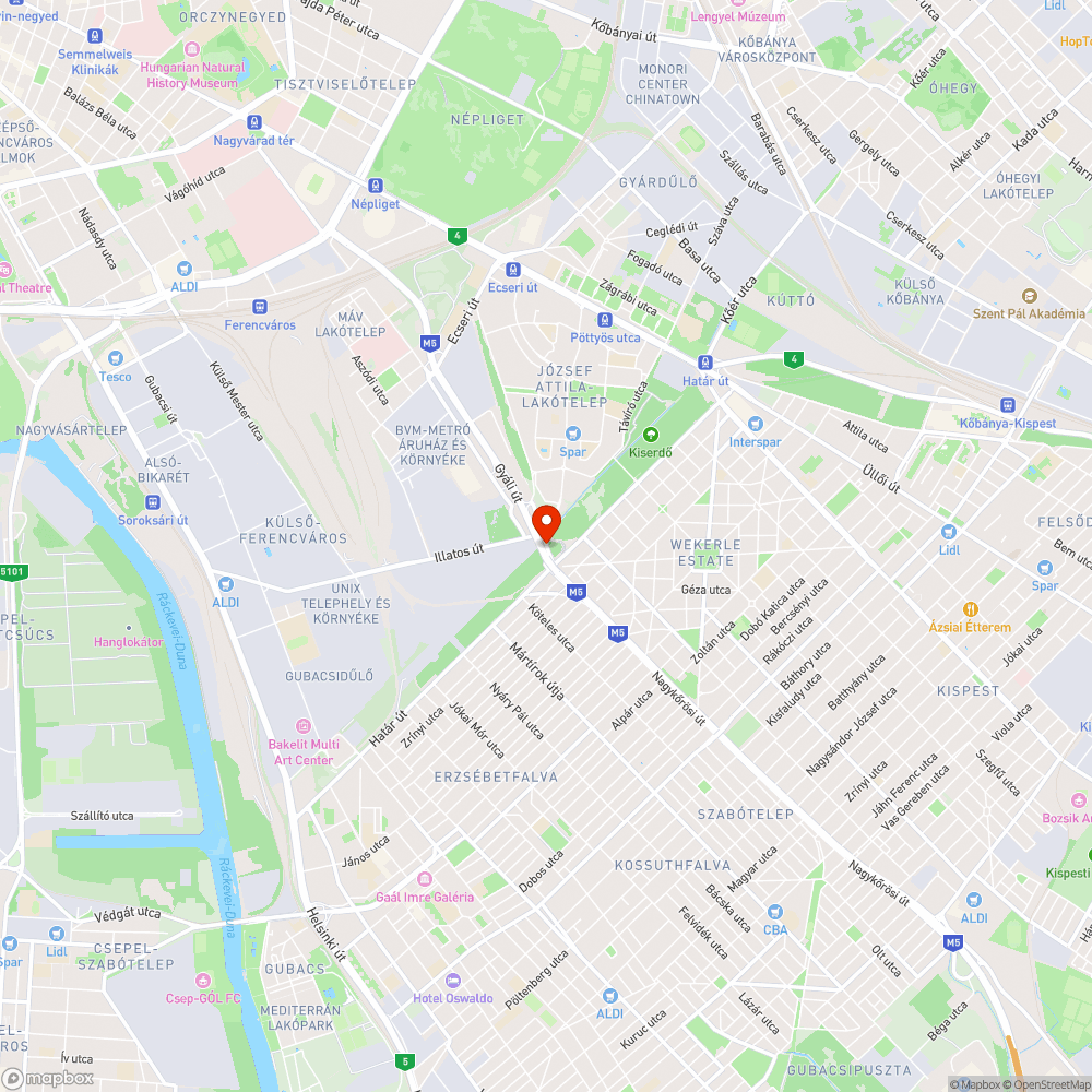 Lekopott, nem látható a menetirányokat elválasztó "záróvonal"! bejelentés helye