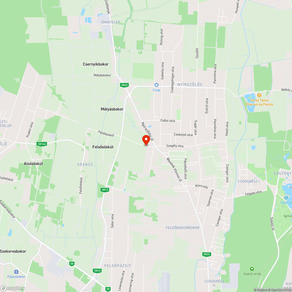 Járhatatlan út bejelentés helye