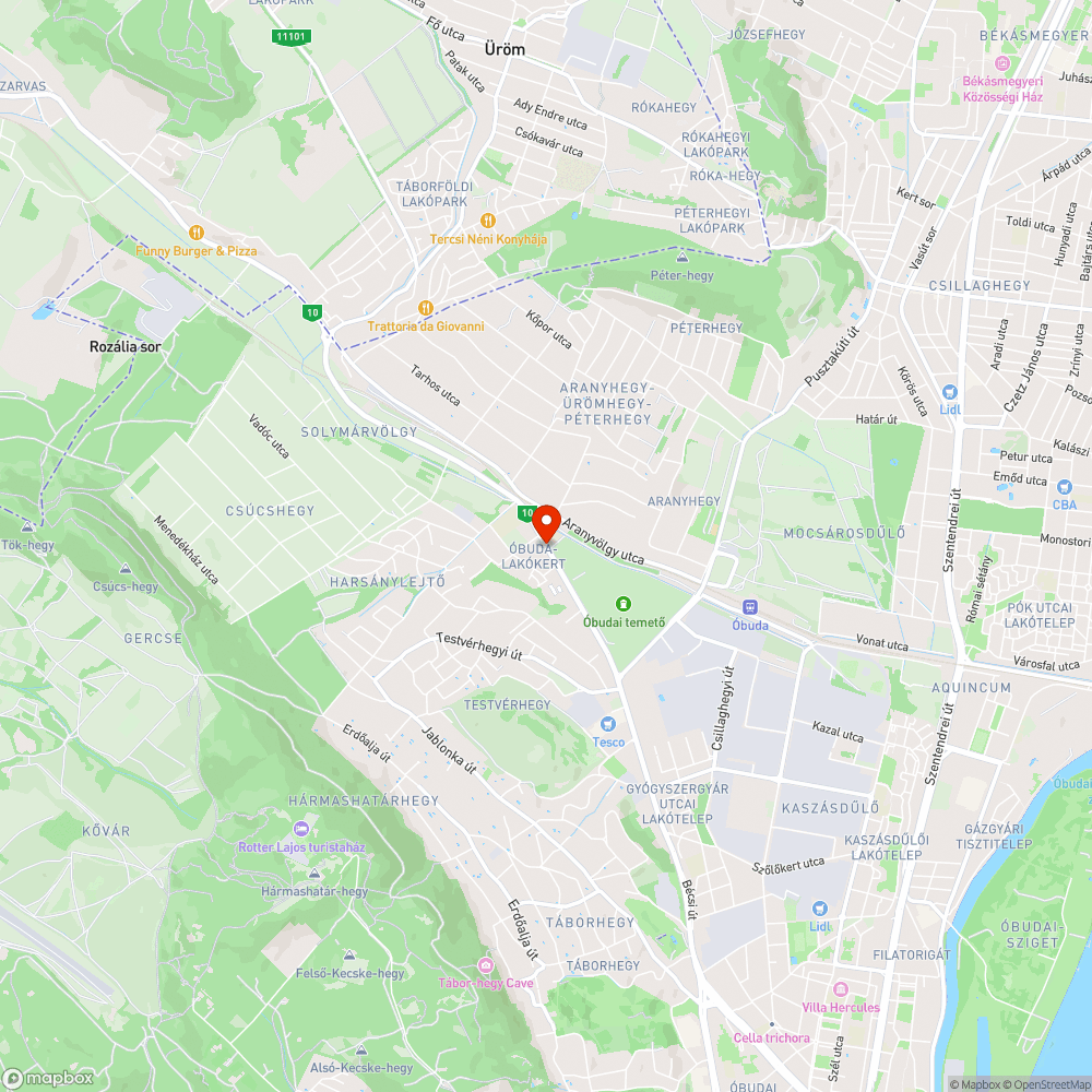 Viharban leszakadt jelzőlámpa (Bécsi út) bejelentés helye